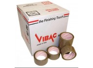 VIBAC 828M - 48mm x 66m Low Noise Acrylic BOPP Tape  - 36 Rolls Per Case